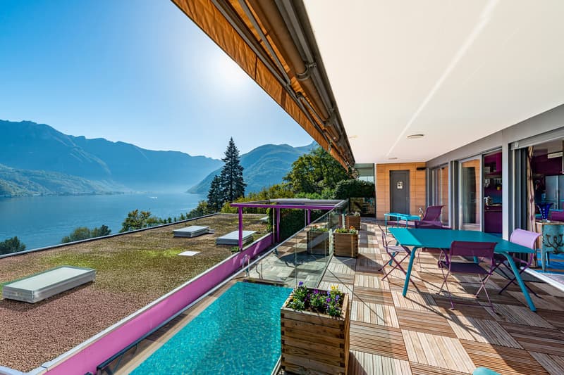 Attico-triplex con piscina privata e splendida vista (12)