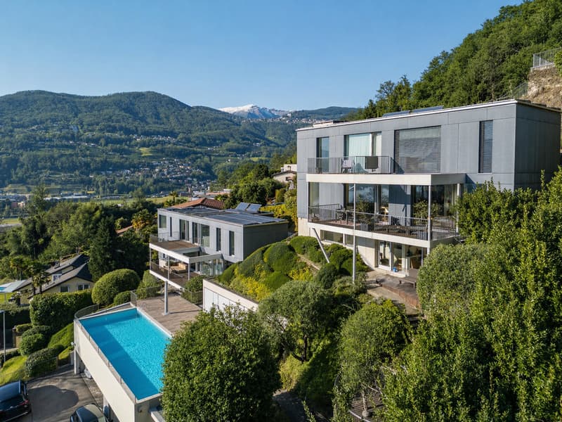 Residenza Twin Lake - Villa moderna con piscina e vista lago (11)