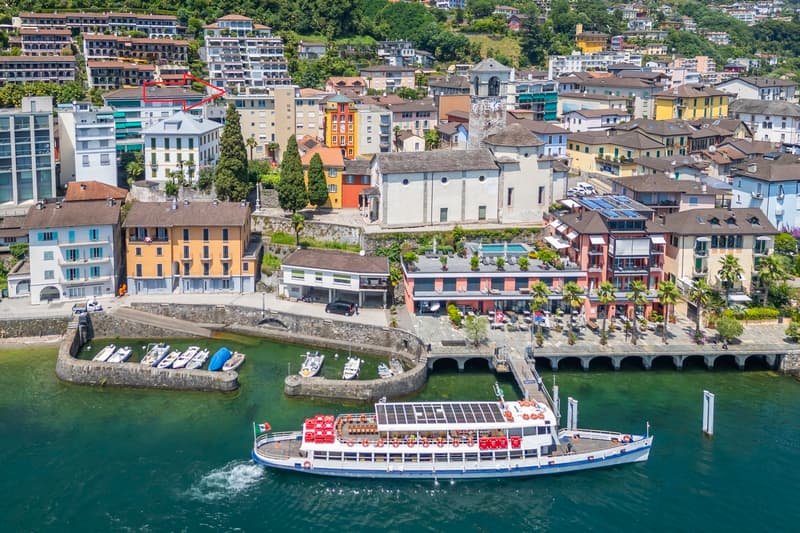 Attico-duplex arredato con vista sul Lago Maggiore (11)