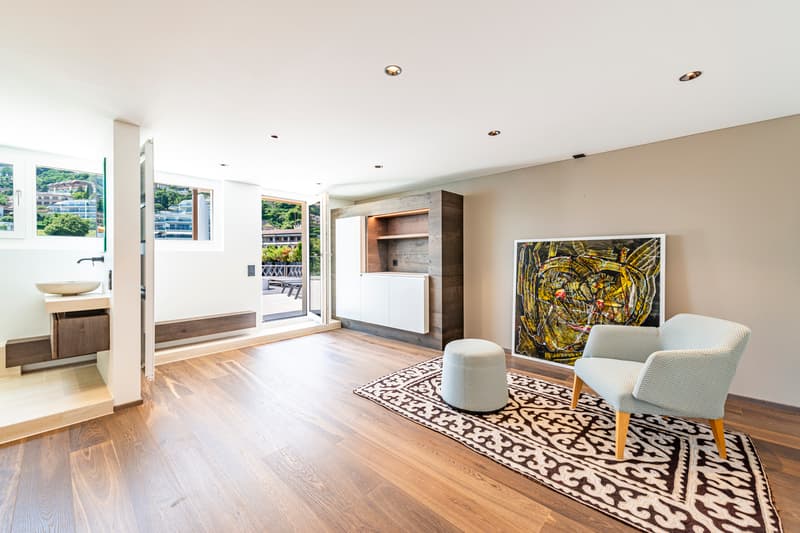 Attico-duplex arredato con vista sul Lago Maggiore (12)
