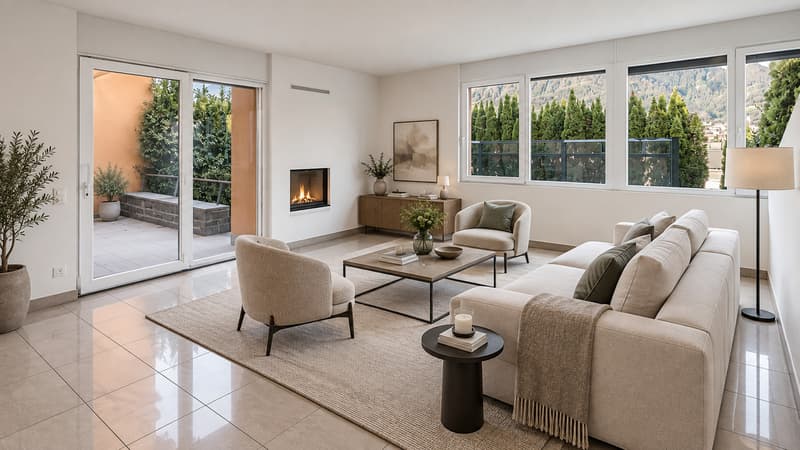 Ampia casa con giardino a pochi minuti da Lugano (3)