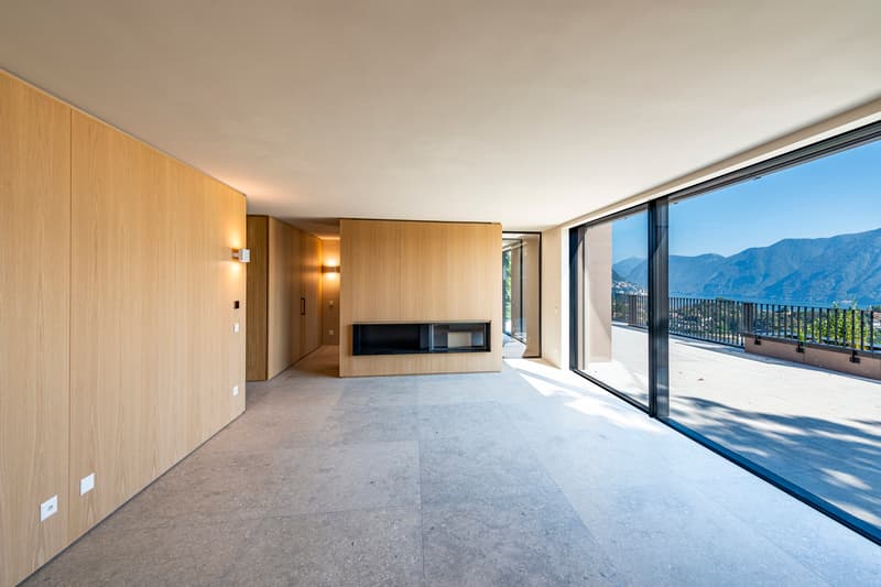 Villa Moderna con design unico e vista lago (6)