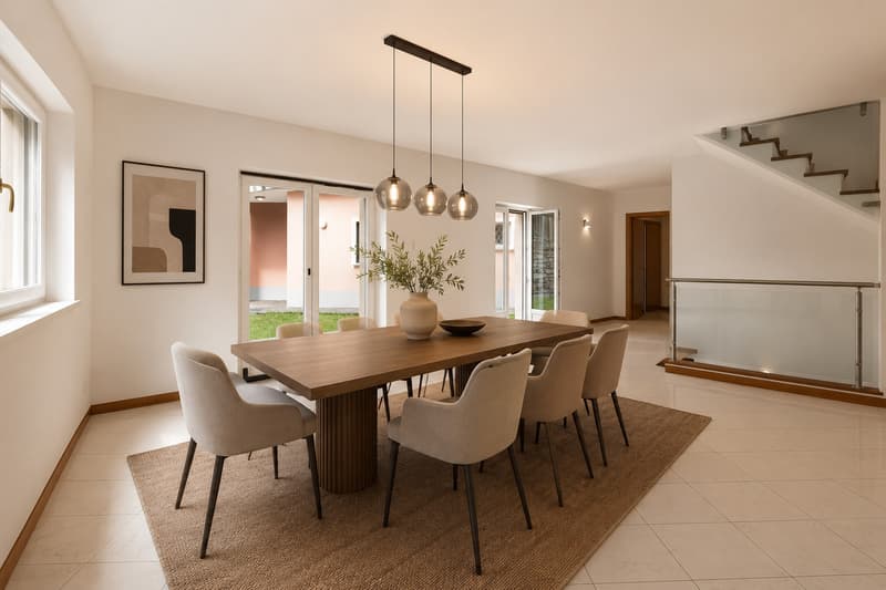 Residenza Diana: Elegante attico con giardino, piscina e vista lago (11)