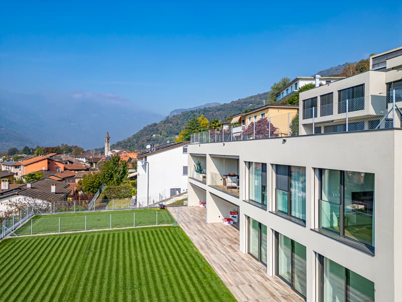 Ampio 2.5 locali con giardino e locale wellness privati (9)