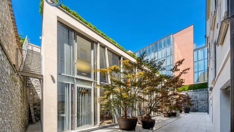 Architettura contemporanea nel centro storico di Lugano (1)