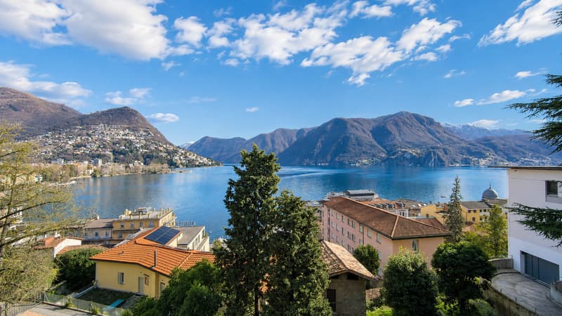 Pied-à-terre nel centro di Lugano con vista aperta sul lago (2)