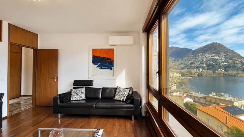 Pied-à-terre nel centro di Lugano con vista aperta sul lago (1)
