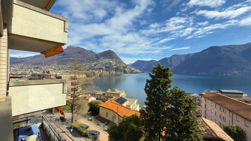 Pied-à-terre nel centro di Lugano con vista aperta sul lago (7)