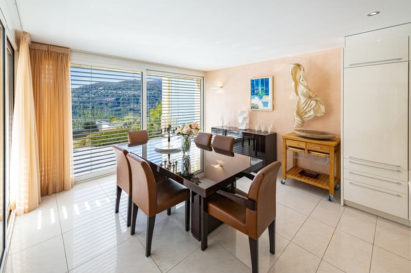 Elegante appartamento con giardino e vista lago, a due passi dal TASIS (9)