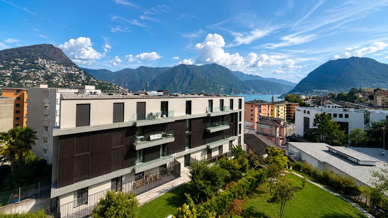 Moderno appartamento vista lago vicino al centro città (6)