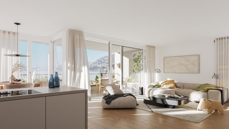 3.5-Zimmer-Neubauwohnung in Vitznau (2)