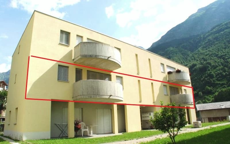 Zwei helle Apartments/Studios mit 4 Zimmern cada - Mesocco (5)