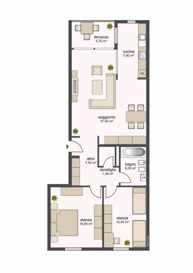 2200 Gudo, Via Monda 14, Appartamento 322 (3)