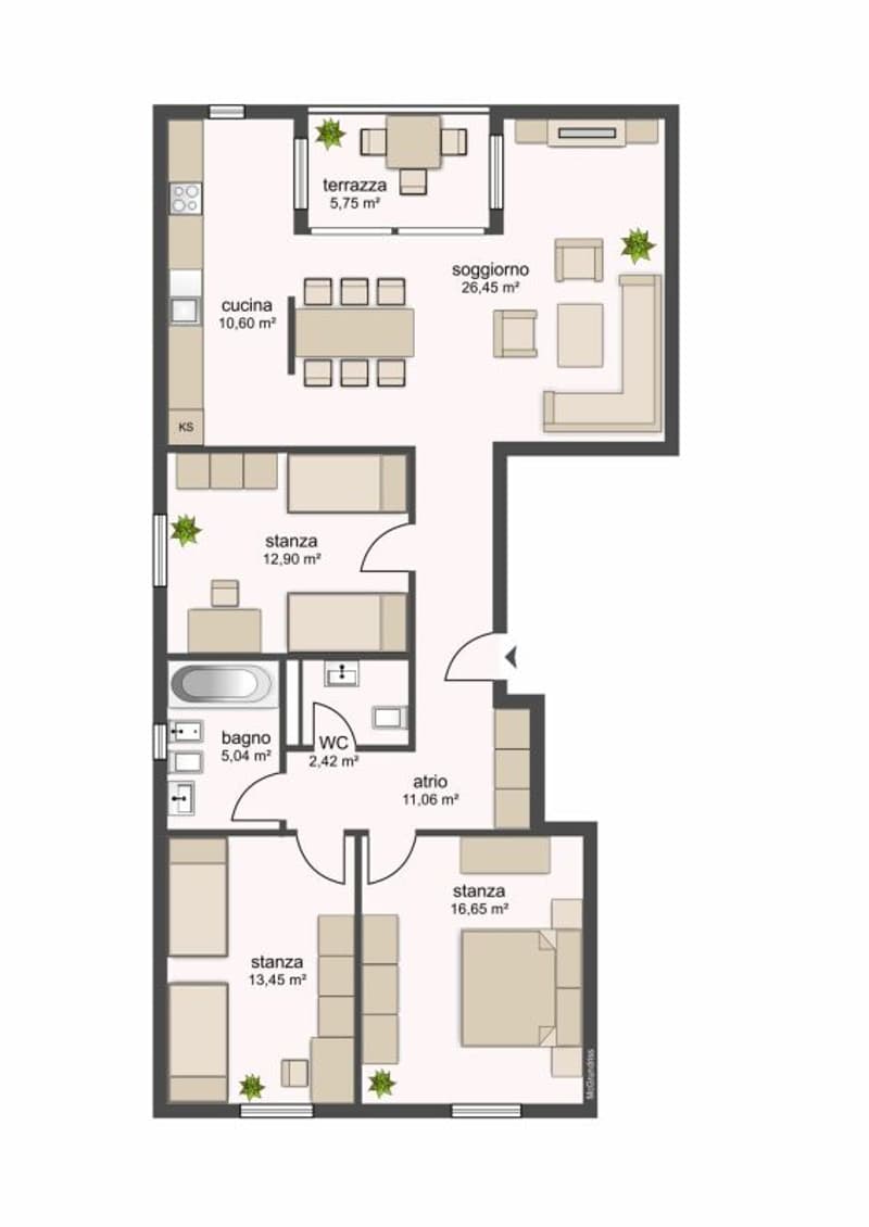 2200 Gudo, Via Monda 12, Appartamento 214 (3)