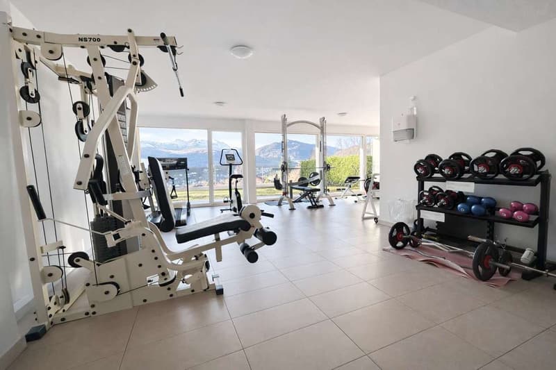 zona fitness e wellnes / Fitness- und Wellnessbereich / fitness area and wellnes