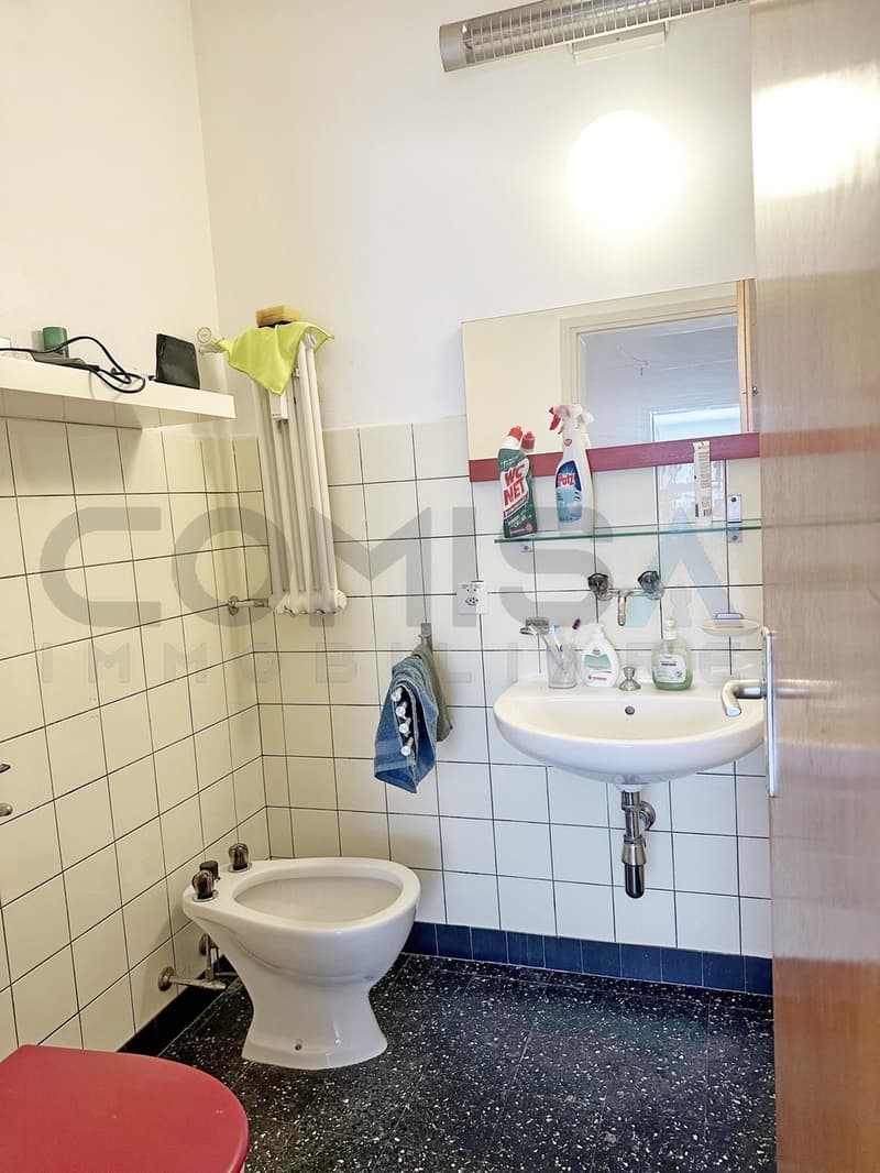 bagno con vasca / Badezimmer mit Badewanne / bathroom with a bathtub