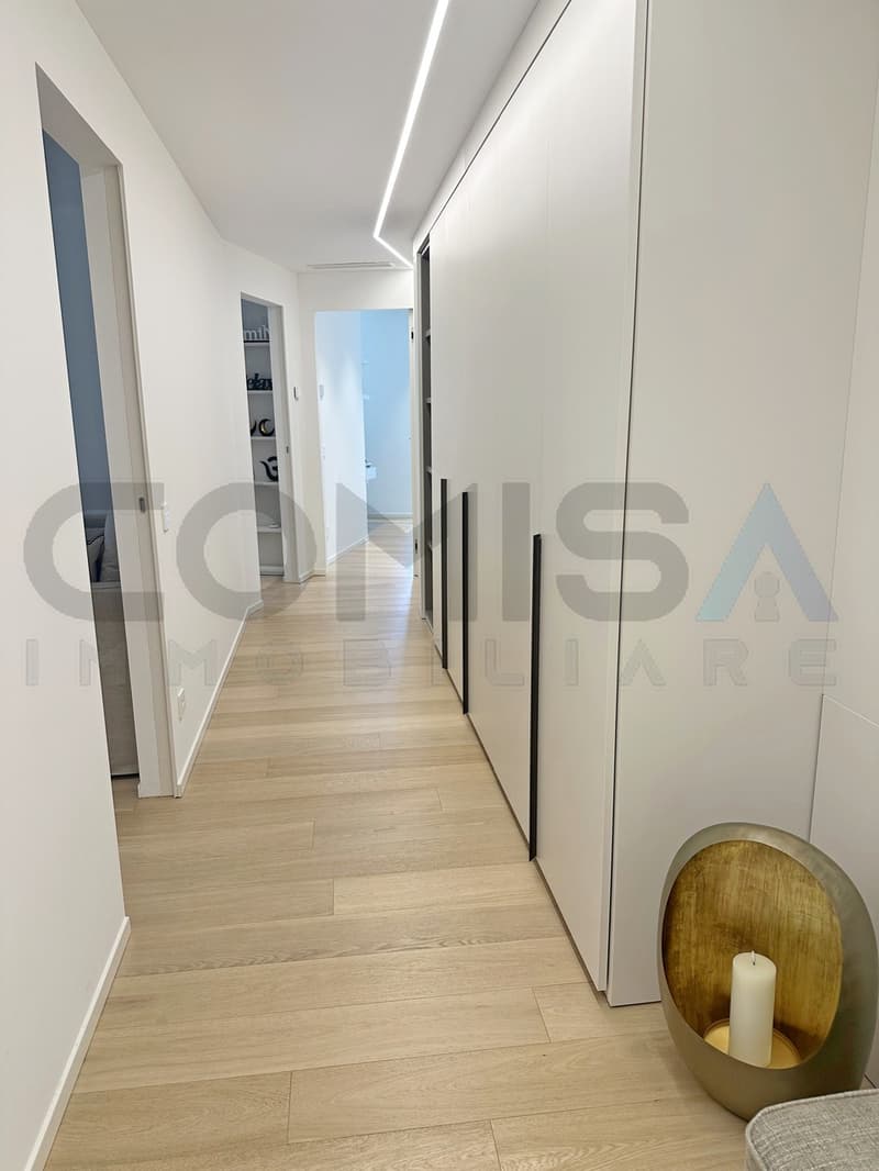 corridoio con armadiature / Flur mit Schränken / hallway with built-in cabinets