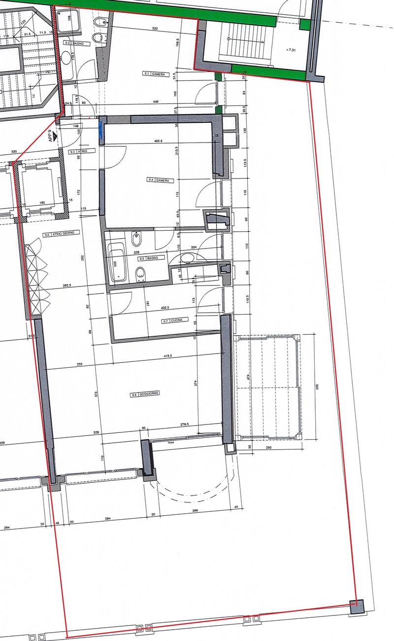 Location d'un appartement de haut standing, lungolago de Lugano, 2e étage (18)