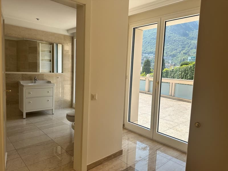 Affittasi appartamento di alto standing, lungolago Lugano al 3° Piano (15)