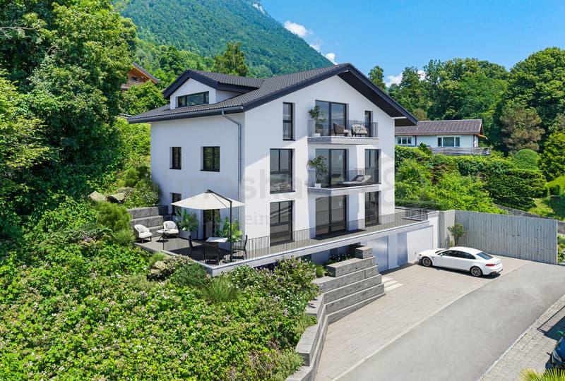 Casa dei sogni sul lago di Brienz con appartamento 3.5 locali, ascensore e panorama! (2)