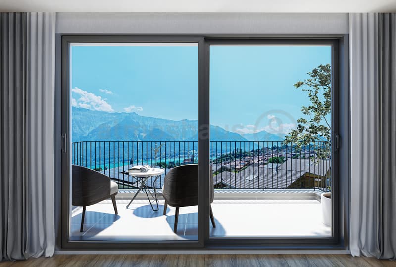 Casa dei sogni sul lago di Brienz con appartamento 3.5 locali, ascensore e panorama! (3)
