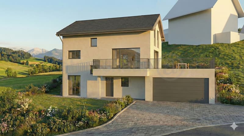 Maison unifamiliale moderne à Heimiswil avec grand terrain et terrasse (1)