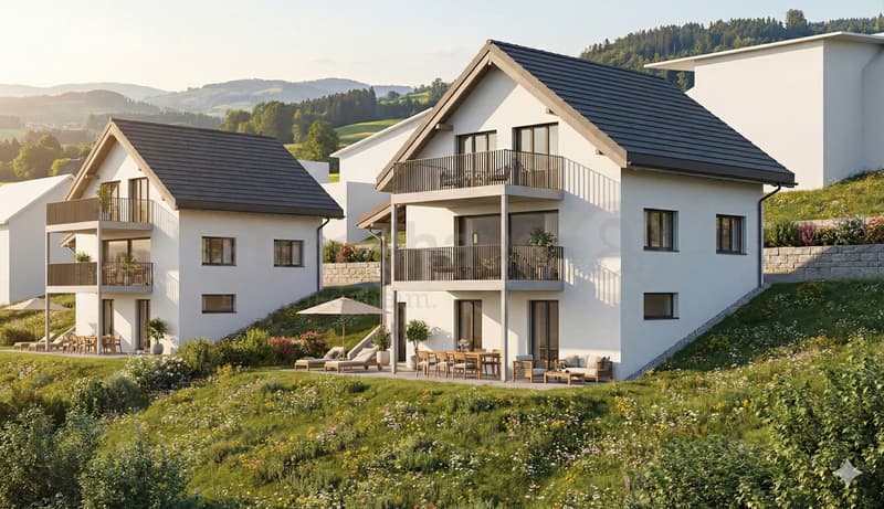 Neubau in Huttwil - nur noch Haus A verfügbar (1)