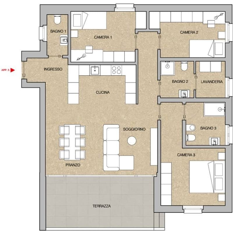 Nouveau et moderne 4.5 pièces à Giubiasco (6)