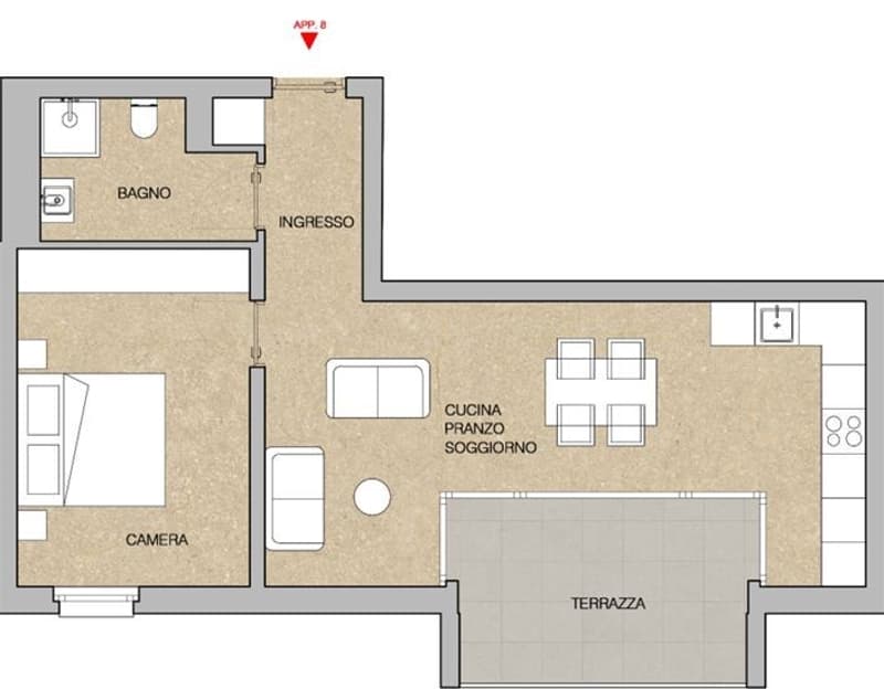Appartement 2.5 pièces dans la Nouvelle Résidence à Giubiasco (5)