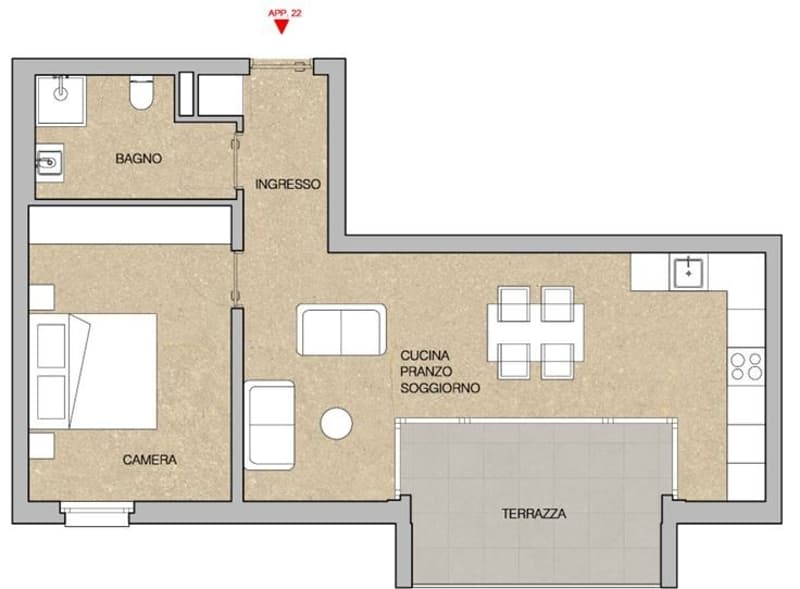 Nouveau et Moderne 2.5 pièces à Giubiasco (4)