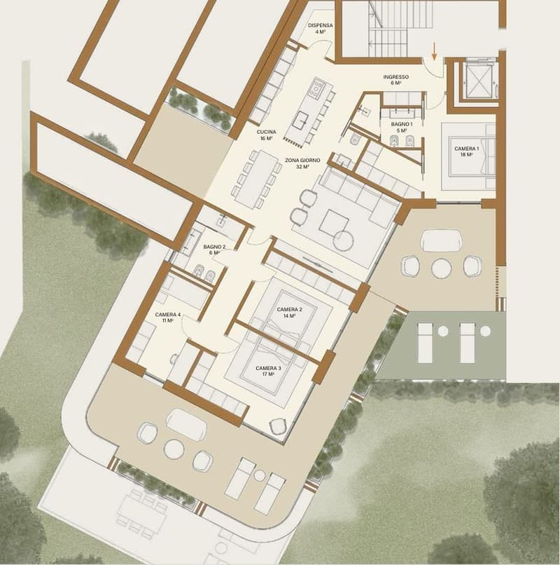 Bel appartement 5.5 pièces dans résidence de rêve à Pregassona (9)