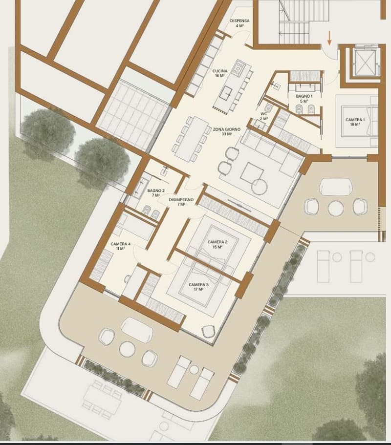 Élégant appartement 5.5 pièces dans une nouvelle résidence à Pregassona (10)