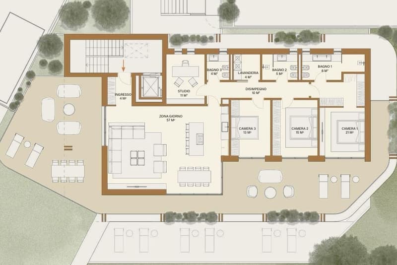 Superbe APPARTEMENT EN ETAGE dans nouvelle Résidence à Pregassona (13)