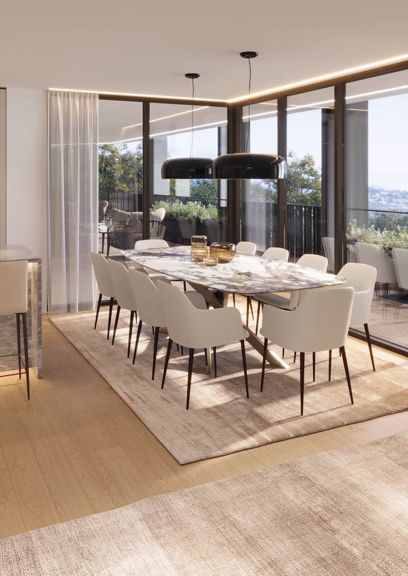 Superbe APPARTEMENT EN ETAGE dans nouvelle Résidence à Pregassona (7)
