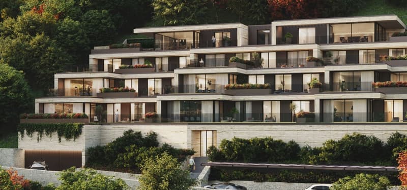 Nuovo e spazioso 2.5 locali a Bissone (1)