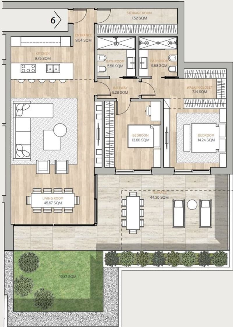 Bellissimo 3.5 locali in Residenza di pregio a Bissone (9)