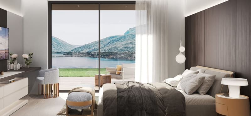 Bellissimo 3.5 locali in Residenza di pregio a Bissone (4)