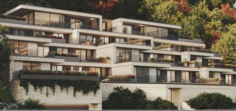 Bellissimo 3.5 locali in Residenza di pregio a Bissone (2)