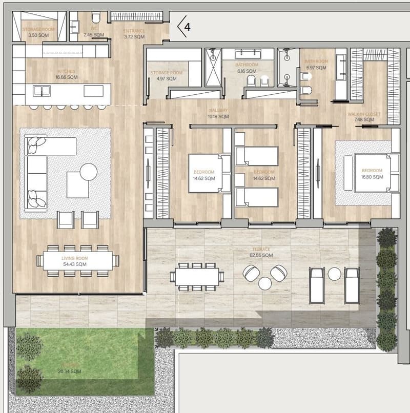 Meraviglioso 4.5 locali in Nuova residenza a Bissone (10)