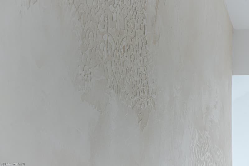 Close up of decorative wall texture