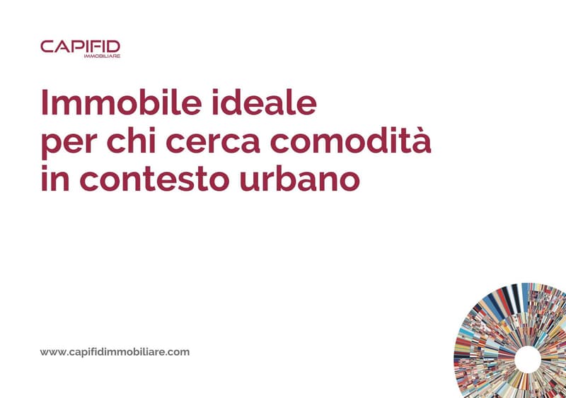 Text promoting the property as ideal for those seeking comfort in an urban setting. It directs the viewer to a website for more information.