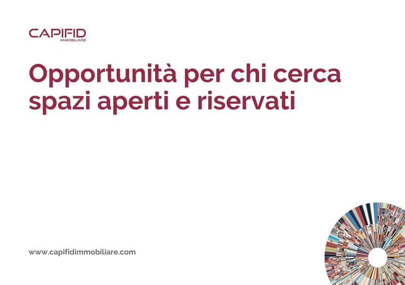 Advertisement for Capifid immobiliare
