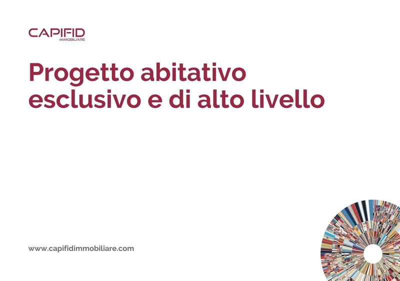 Advertisement for a high-level exclusive housing project by CAPIFID Immobiliare.