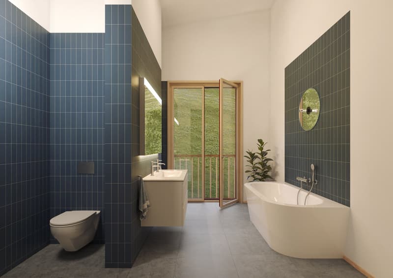 Badezimmer Haus 1