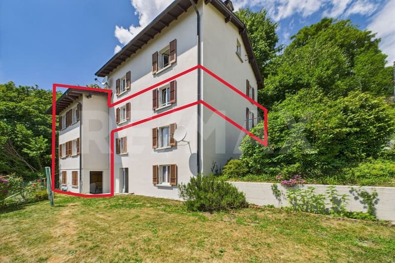 CORTICIASCA (TI) - 5½ locali con giardino, splendida vista aperta e finiture rinnovate (1)