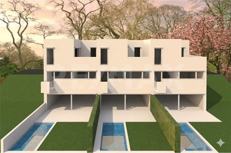 Progetto residenziale di tre villette a schiera (1)