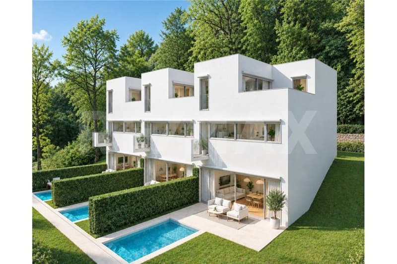 Progetto residenziale di tre villette a schiera (1)