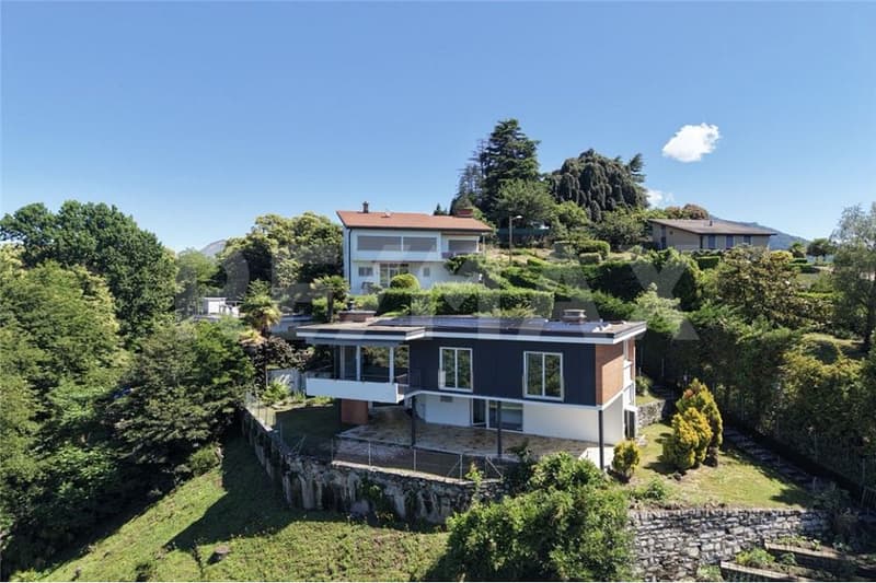 Villa panoramica con grande giardino e vista aperta  Breganzona (2)