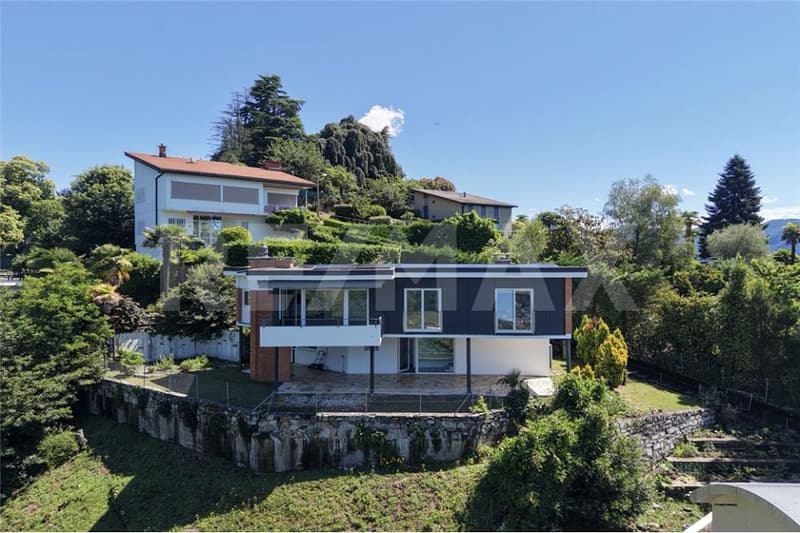 Villa panoramica con grande giardino e vista aperta Breganzona (2)