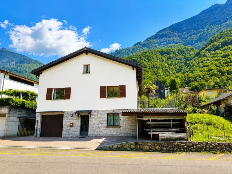 rif. 2018 CASA BIFAMILIARE TICINESE-GRANDE POTENZIALE NEL VERDE CON BOX AUTO (23)